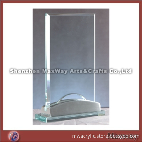 Transparent Square Vertical High Grade Acrylic Award